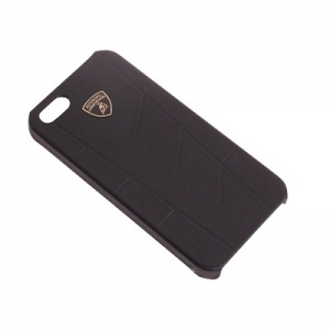 Кожаный чехол-накладка lamborghini для iPhone 5/5S Aventador-D1 черный