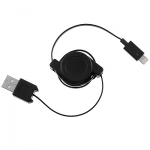 Retractable USB cable with Lightning connector для iPhone 5\6, iPad mini, iPad Air, iPad 4