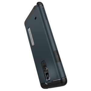 Чехол для Galaxy Note 4 Spigen Slim Armor металлический