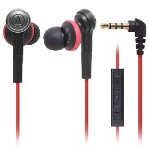 Наушники Audio-Technica ATH-CKS55i Black-Red Наушники Audio-Technica ATH-CKS55i Black-Red
