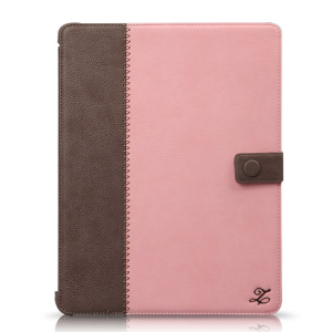Кожаный чехол для Apple iPad 2\3\4 Zenus Masstige E-note Diary Series (pink)