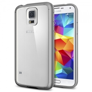 Чехол для Samsung Galaxy S5 i9600 SGP Spigen Ultra Hybrid серый 
