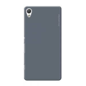 Чехол и защитная пленка для Sony Xperia Z3+ Deppa Air Case серый