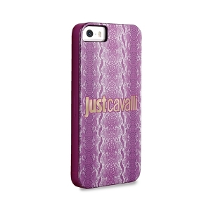 Чехол для iPhone 5/5S Puro Just Cavalli SHINY PYTHON розовый