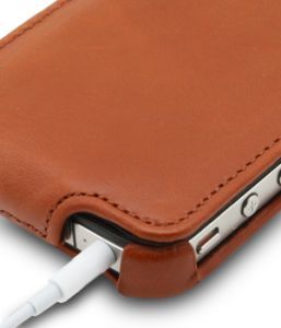 Чехол Melkco LC Apple iPhone 4 (винтаж коричневый)