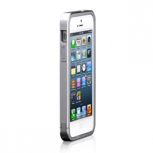 Алюминиевый защитный бампер Just Mobile AluFrame для iPhone 5\5S серебристый
