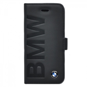 Чехол для iPhone 5/5S BMW Logo Signature Booktype Black