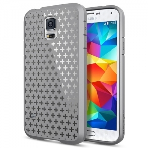 Чехол для Samsung Galaxy S5 i9600 SGP Spigen Ultra Fit Capsule серый 