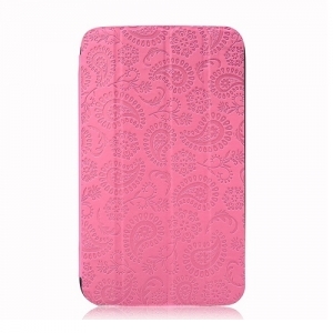 Чехол Gissar для Samsung Galaxy Tab 3 8.0 T3100 Paisley розовый