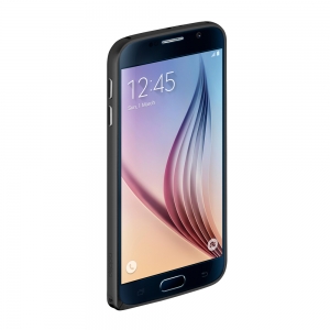 Чехол и защитная пленка для Samsung Galaxy S6 Deppa Alum Bumper черный