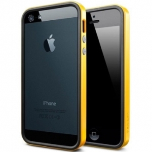 Бампер SGP iPhone 5, 5s Case Neo Hybrid EX Vivid (желтый)