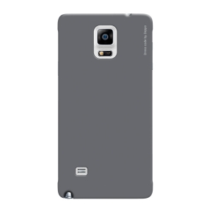 Чехол и защитная пленка для Samsung Galaxy Note 4 Deppa Air Case серый