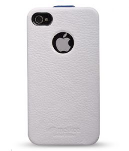 Чехол Melkco LC Limited Edition Apple iPhone 4 (белый / синий)