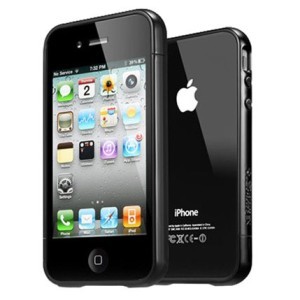 Бампер SGP Linear EX Color Series для iPhone (темно черный)