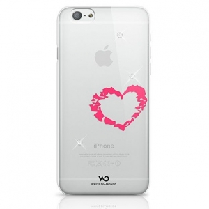 Чехол для iPhone 6 White Diamonds Lipstick Heart
