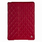 Чехол для iPad Air JisonCase QUILTED LEATHER SMART CASE красный