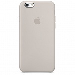 Силиконовый чехол для iPhone 6/6S Silicone Case (бежевый)