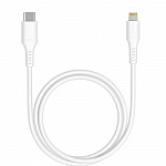 Дата-кабель Deppa USB-C - Lightning, MFI, 60W, 1.2м (белый)