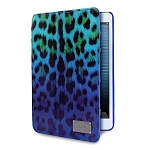Чехол PURO Just Cavalli Macro Leopard для iPad mini синий