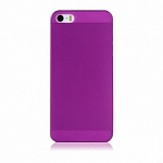 Ультратонкий чехол Just Case 0.3 mm для iPhone 5\5S фиолетовый