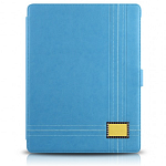 Кожаный чехол для Apple iPad 2\3\4 Zenus Masstige Color Point Foilo Series (blue)