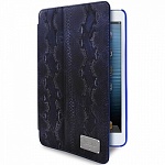 Чехол Puro Just Cavalli Python для iPad mini синий