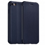 Чехол для Apple iPhone 7/iPhone 8 Hoco Juice series Nappa leather case синий
