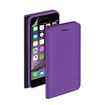 Чехол и защитная пленка для iPhone 6 Deppa Wallet Cover магнит фиолетовый