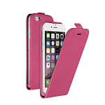 Чехол и защитная пленка для iPhone 6 Deppa Flip Cover магнит розовый