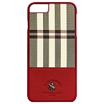 Чехол для Apple iPhone 6\6S Polo Club Santa Barbara PLAIDE (красный)