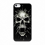 Чехол-накладка пластиковая Anzo 3D для iPhone 5/5S Skull