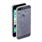 Чехол для Apple iPhone 5/5S/SE Deppa Gel Art Case Boho Кружево темное