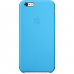 Силиконовый чехол для iPhone 6/6S Plus Silicone Case (голубой)