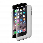 Чехол Gel Case и защитная пленка для Apple iPhone 6/6S Plus Deppa черный-прозрачный