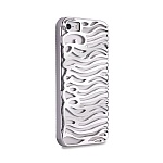 Чехол для iPhone 5\5S PURO Just Cavalli Cover Perforated Zebra (серебро)