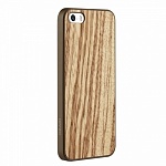 Пластиковый чехол Ozaki O!coat 0.3+ Wood для iPhones 5/5S бежево-коричневый