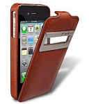 Чехол Melkco LC Apple iPhone 4\4S (винтаж коричневый)