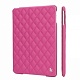 Чехол для iPad Air JisonCase QUILTED LEATHER SMART CASE малиновый