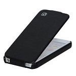 Кожаный чехол HOCO черный для iPhone 5, 5s