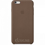 Чехол для iPhone 6 Plus Apple Leather Case шоколадный