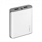 Универсальный внешний аккумулятор Prime Line 8000 mAh 2.5A, Li-Ion, белый