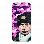 Чехол и защитная пленка для Apple iPhone 6 Deppa Art Case Person Путин шапка