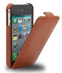 Чехол Melkco LC Apple iPhone 4 (винтаж коричневый)