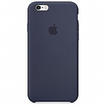 Силиконовый чехол для iPhone 6/6S Silicone Case (тёмно-синий)
