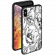 Чехол для Apple iPhone XS Max Deppa Glass Case (белый)