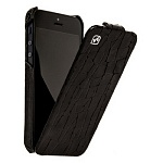 Кожаный чехол HOCO (черный) для iPhone 5, 5s
