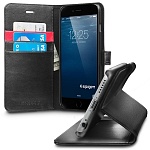 Чехол для iPhone 6 Plus Spigen Wallet S черный