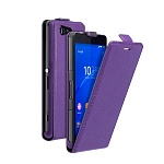 Чехол Deppa Flip Cover для Sony Xperia Z3 Compact фиолетовый