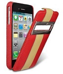 Чехол Melkco LС Limited Edition Apple iPhone 4 (красный / желтый)