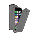 Чехол и защитная пленка для Apple iPhone 6 Deppa Flip Cover магнит серый